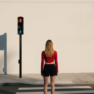 Fabletics crop athletic jacket